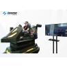 Amusement Park Science Fiction VR Racing Simulator With Dynamic Platform