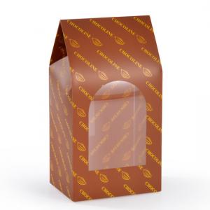 Food Grade Recycled Chocolate Paper Bag Carrying And Marketing