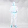 China 65g PP PE Disposable Medical Scrub Suits Protective Clothing Coverall CE wholesale