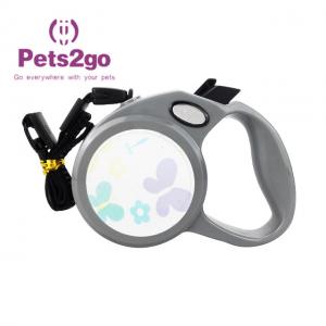 Chrome Plated 237g 3m Retractable Cord Dog Leash