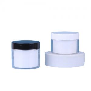 Rose Gold Plastic PET Jar Facial Clear Plastic Cosmetics Jar 100ml
