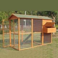 Wooden Chicken Coop with Raised-off Town and Nest Box, Measures 2,270 x 1,440 x 1,860mm