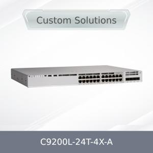 China Nuevo original Cisco C9200L-24t-4X-a Catalyst 9200L 24 puertos 4X 1g Snmp Qos Lacp acumulable Cisco Switch C9200L-24t-4X-a supplier