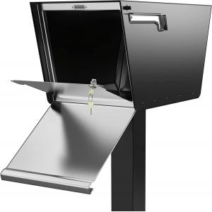 Aluminum Textured Black Mailbox Post The Ultimate Solution for Residential Mailboxes