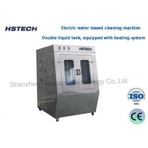 China Double Liquid Tank Counting System Function Drift Lotion Resistivity Monitoring Electric Stencil Cleaner supplier