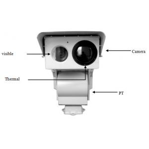 FCC Military Grade Thermal Camera For Border Security , White Infrared Thermal Camera