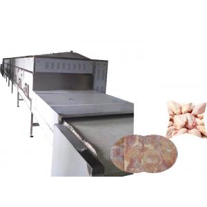 China Industrial Conveyor Belt Food Thawing Machine , Meat Defrosting Machine supplier