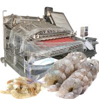 China PLC Industrial Prawn Peeling Machine , SUS304 Shrimp Shell Removing Machine on sale
