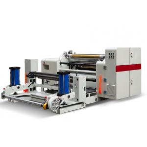 China Finished Roll 600mm High Speed Slitting Machine Automatic Aluminium Foil Winding Machine supplier