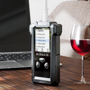 High Accuracy Police Alcohol Breathalyzer Alcohol Testing Equipment With Data Storage