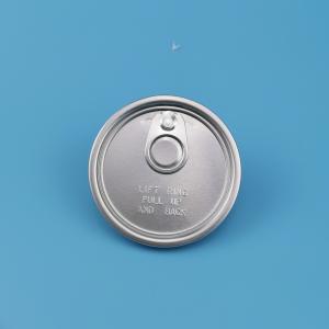 China Aluminum Ring Pull Lid 211 65mm Easy Open Can Lids supplier