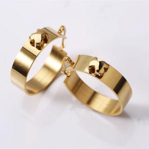 Popular Stainless Steel Jewellry Gold Plated Women Setting Earring For Party