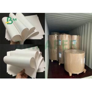 Uncoated 100gsm 120gsm Food White Kraft Paper Roll For Ice cream Cone Wrapping