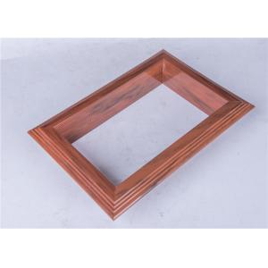 China Extruded PVC Plastic Profile Wooden Effect Designed For Decoration supplier