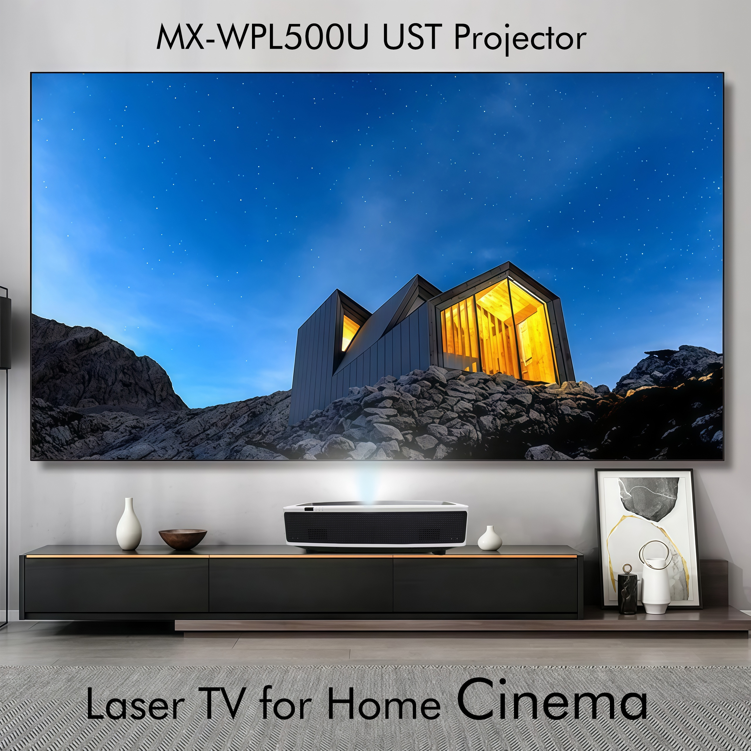 5000 Lumen Ultra Short Throw Laser Projector Multipurpose For Education And Museum