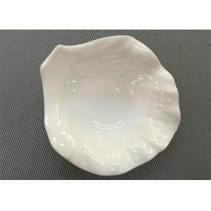 China Flower Shape Unbaked Porcelain UNK Dessert Bowl Diameter 15cm Weight 208g supplier