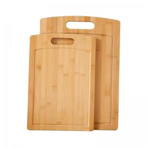 Eco Friendly Cleaning 1.8cm Thick Bamboo Cutting Board 2pcs Set