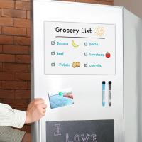 China A3 A4 Magnetic Refrigerator Frame Grocery List Whiteboard Shopping List Kitchen Planner Sheet on sale