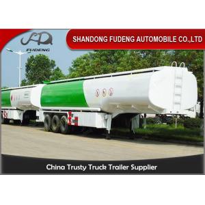 China Storage Oil Tank Semi Trailer With 4 Compartments / Fuel Tanks Semi Trucks  supplier