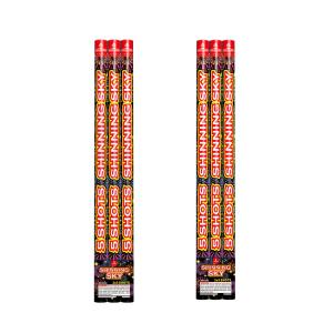 8 Shots Shining Sky Roman Candle Fireworks Pyrotechnics For Celebration