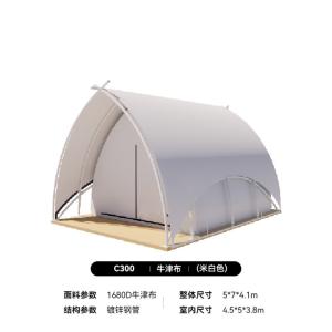 China Commercial Glamping Tents Included Optional Accessories And Mesh Windows With Zippered Covers wholesale
