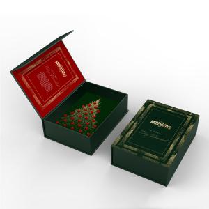 China Custom Design Premium Christmas Paper Gift Box Packaging With Magnetic Flap supplier