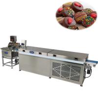 China PE15 Commercial tunnel cooling automatic floor type chocolate enrobing machine on sale