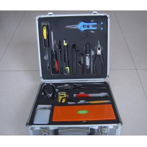 FTTH emergency fiber optic construction tools kit/fiber optic fusion splicing tool kit