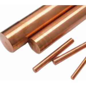 Protecting Earthing Solid Copper Ground Rod Polished Surface Astm C11000 Copper Earth Rod