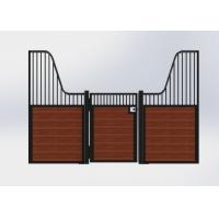 China Free Standing European Horse Stalls Sliding Door 2 Horses Small Size on sale