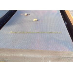 China Carbon Tear Drop Diamond Composite Steel Deck Checker Steel Plate A36 SS400 supplier