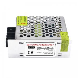 China Aluminum Case Switch Power Supply 110V 220V AC To DC 24V 2A 48W supplier