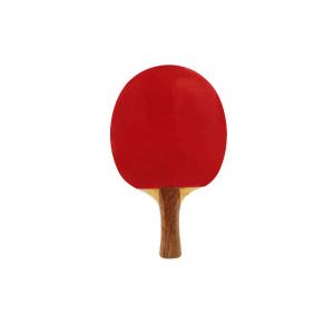 Beginner Playing Table Tennis Paddles Pimple Out / In Rubber With Sponge