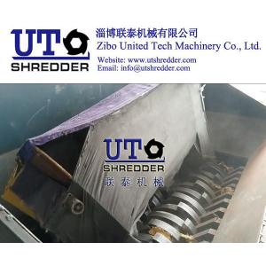 China bulky garbage, low noise automatic waste furniture shredder/ sofa shredder/ sofa crusher/ with PLC control supplier