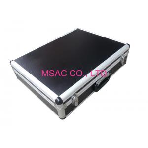 China Two Locks Aluminum Hard Case 3.8MM MDF With Black ABS Panel L 525 X W 415 X H 225mm wholesale