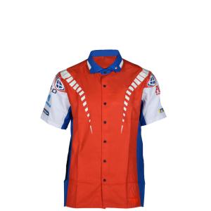 Custom Sports Uniform for Racing in Cotton Wicking Breathable Material S/M/L/XL Sizes