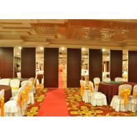 China Wooden Sliding Partition Walls Hanging Office Partition System For Banquet Hall on sale