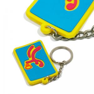 China Eco - Friendly Personalized Promotional Gifts 3d Pvc Key Chain Any Color supplier