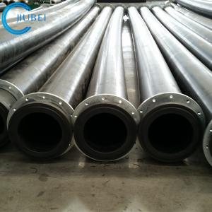 China Hdpe Dredge Pipe For Sale Oil Sand Mud Discharge Flange End 24 Inches supplier