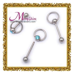 China Fashion circular barbell women eyebrow body piercings jewellery navel rings BJ68 supplier