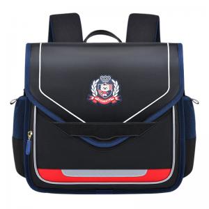 Waterproof Leather School Backpacks Orthopedic School Bags For Boys 1000g