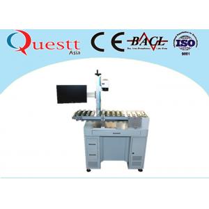 China Automatic Fiber Laser Marking Machine With Conveyor supplier
