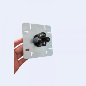 G60 Steel Electrical Junction Box Plate 1.60mm Thickness Without Cable