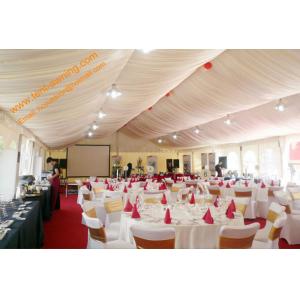 Event Party Waterproof Indian Wedding Tent Aluminum Structure Fire Retardant Marquee