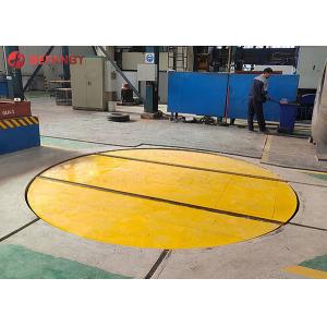 China Motorized Steerable Rail Turntable Transfer Cart supplier