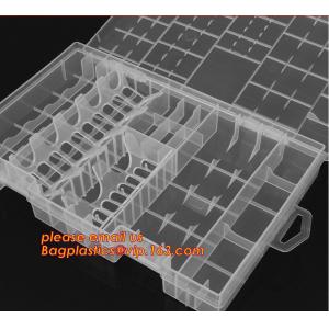 China PP plastic storage box for electronic components storage, Adjustable Storage Box Plastic Case Home Organizer Jewelry Bea supplier
