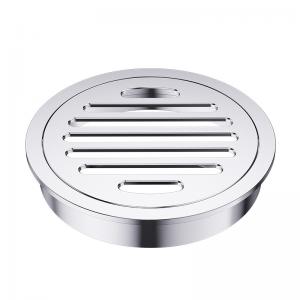 China Round Shower Floor Drain Brass 100 * 100mm Sink Strainer Bathroom Accessories supplier