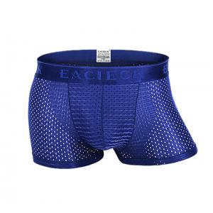 3xl Classic Mens Boxer Shorts Plus Size Mid Waisted Ultra Thin Ice Fiber Mesh Underwear Panties