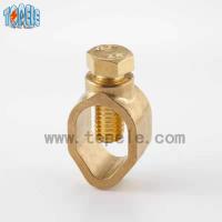 China Gold Color Grounding Connector Wire Terminal Clip For Connecting And Fixing on sale
