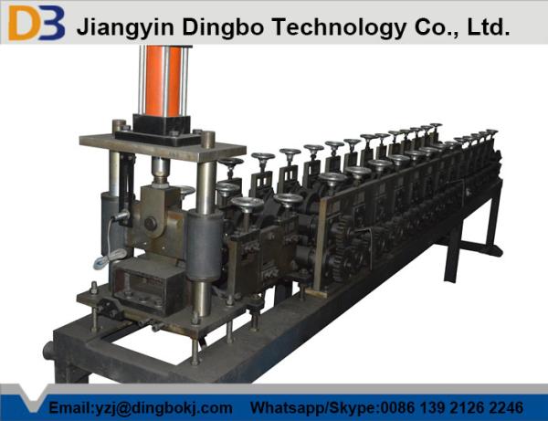 Full Automatic Steel Shutter Door Roll Forming Machine Side Guide Rail Making